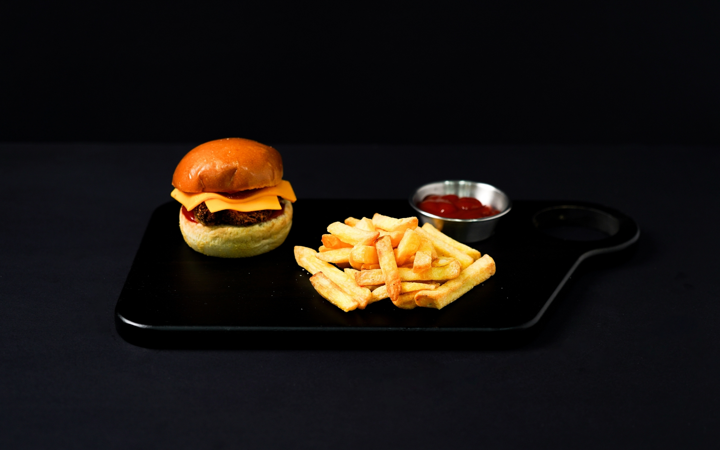 Happy meal chicken burger